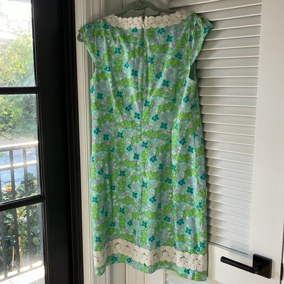 Lilly Pulitzer vintage alligator shift print dress. - Picture 4 of 4